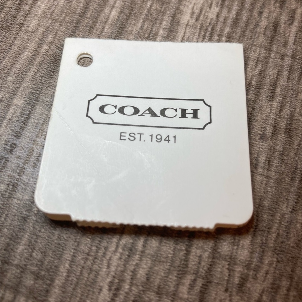 Vintage Coach Silver Sequin wallet wristlet silver w/ dust bag. - Picture 5 of 13